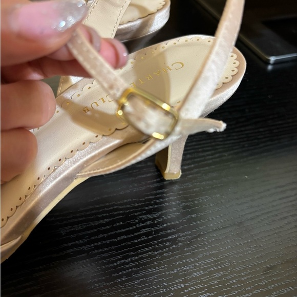 Charter Club Satin Kitty Heel Bow Sandal Size 7.5 - Picture 13 of 13